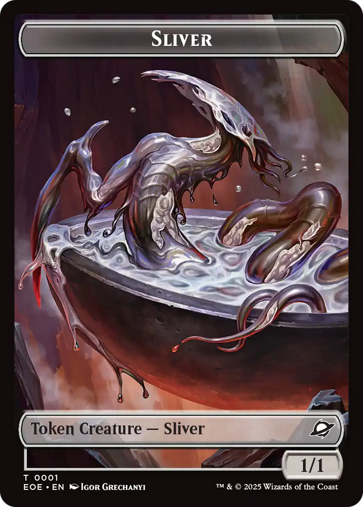 Robot // Sliver Double-Sided Token [Edge of Eternities Tokens] | Jack's On Queen