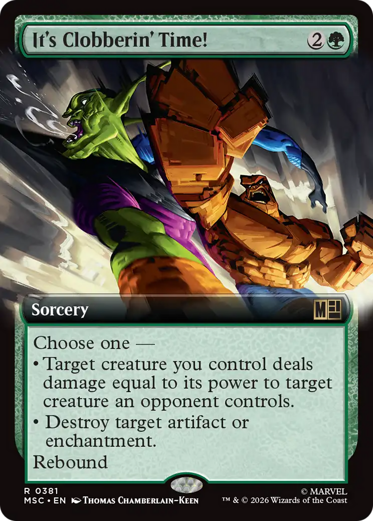 It's Clobberin' Time! (Extended Art) [Marvel Super Heroes Commander] | Jack's On Queen