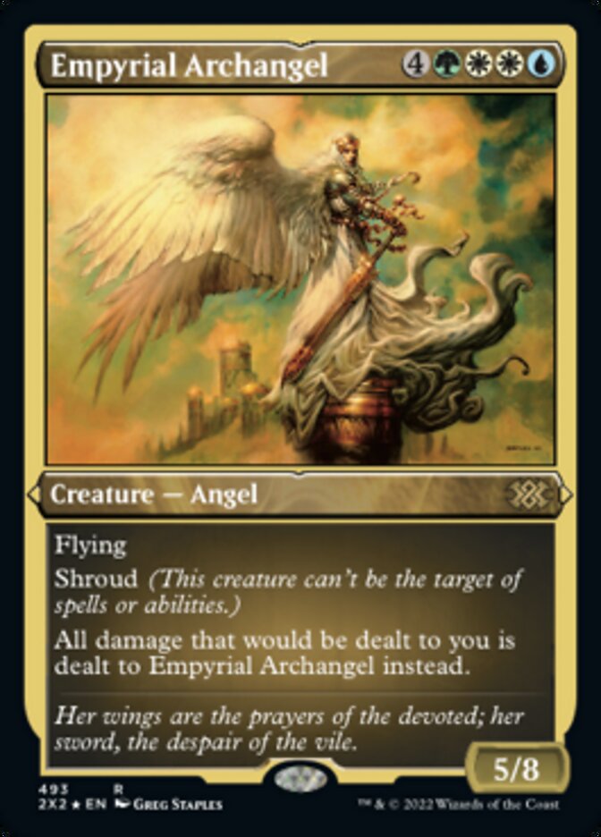 Empyrial Archangel (Foil Etched) [Double Masters 2022] | Jack's On Queen