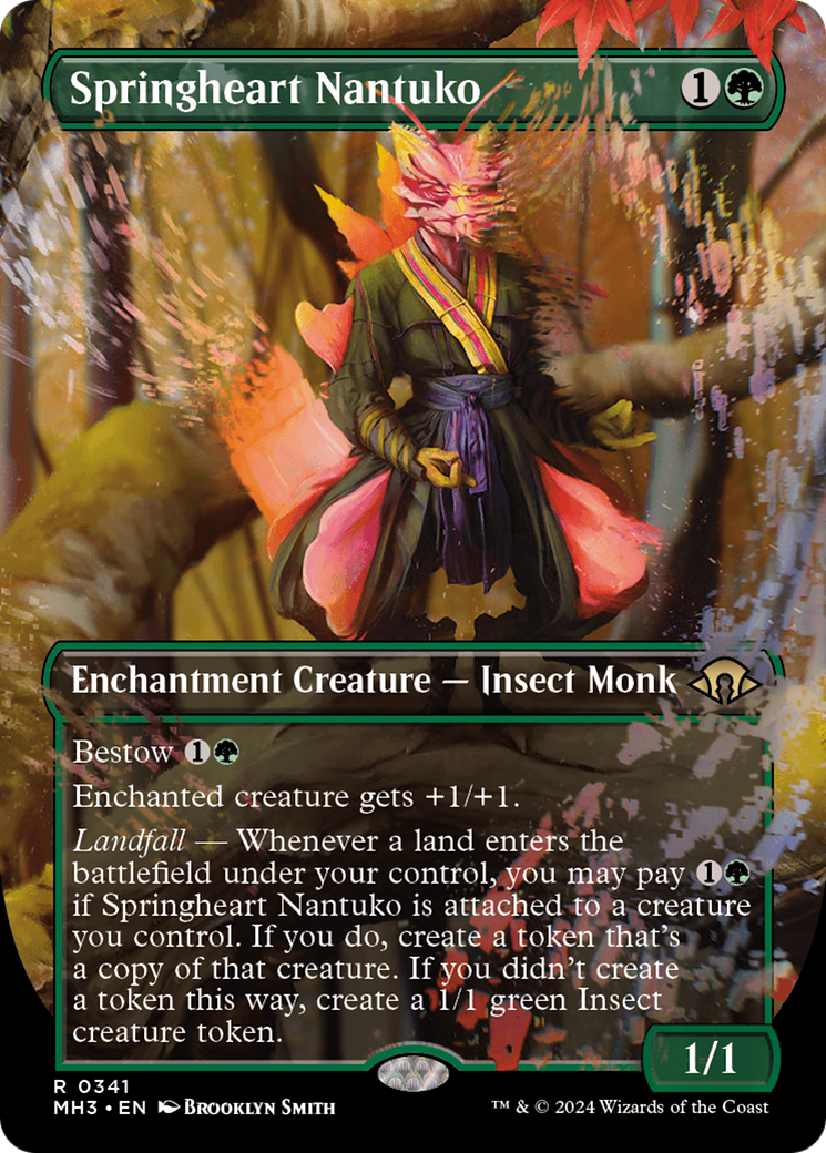 Springheart Nantuko (Borderless) [Modern Horizons 3] | Jack's On Queen