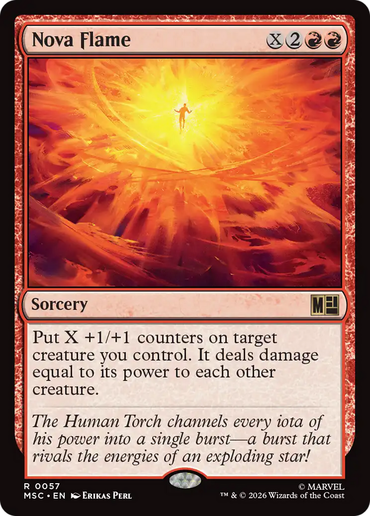 Nova Flame (Surge Foil) [Marvel Super Heroes Commander] | Jack's On Queen
