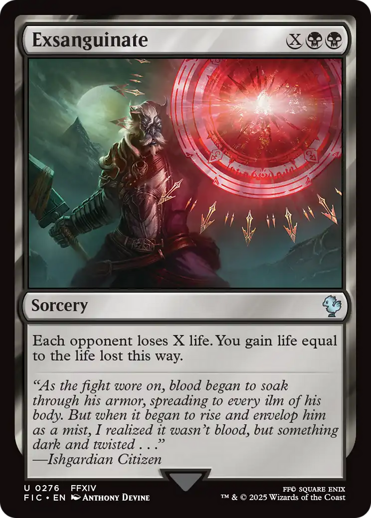 Exsanguinate [FINAL FANTASY Commander] | Jack's On Queen