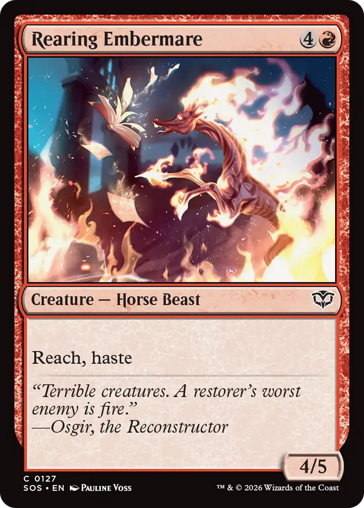 Rearing Embermare [Secrets of Strixhaven] | Jack's On Queen