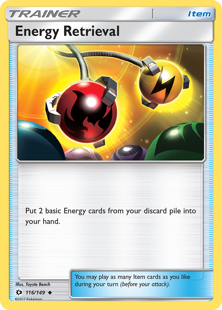 Energy Retrieval (116/149) [Sun & Moon: Base Set] | Jack's On Queen