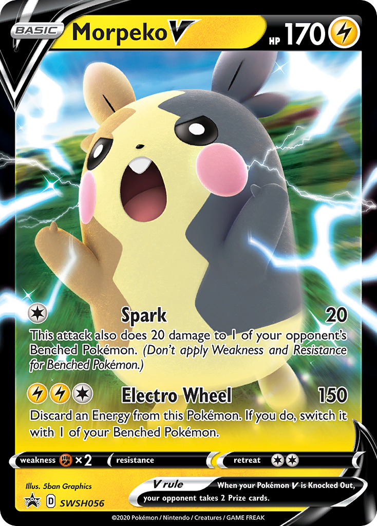 Morpeko V (SWSH056) [Sword & Shield: Black Star Promos] | Jack's On Queen