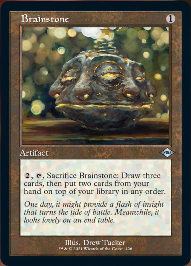 Brainstone (Retro Foil Etched) [Modern Horizons 2] | Jack's On Queen