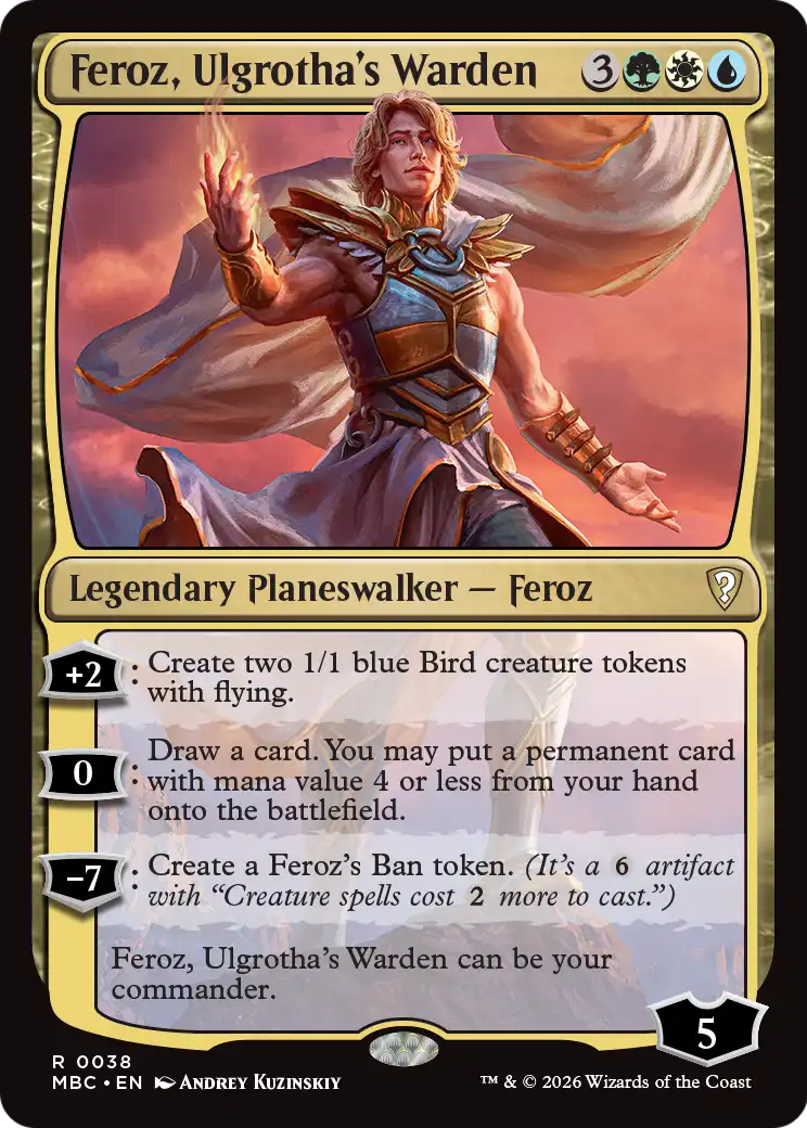 Feroz, Ulgrotha's Warden [Mystery Booster: Commander Edition] | Jack's On Queen