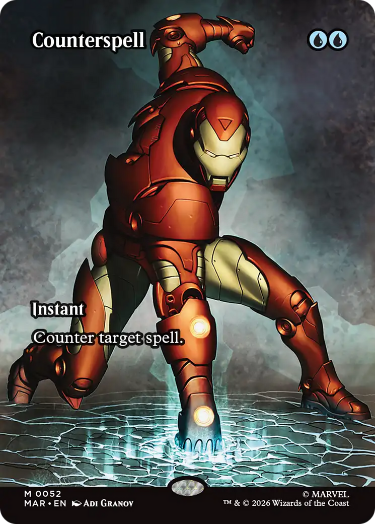 Counterspell (Borderless) (0052) [Marvel Universe: Eternal-Legal] | Jack's On Queen