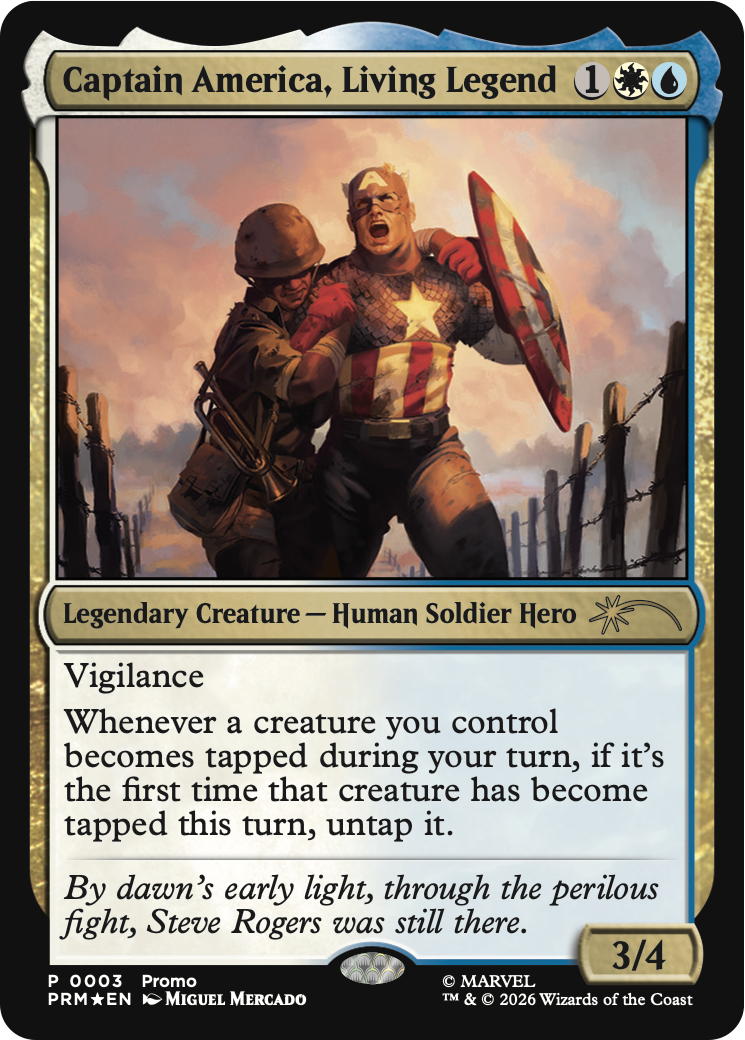 Captain America, Living Legend [Media Promos] | Jack's On Queen