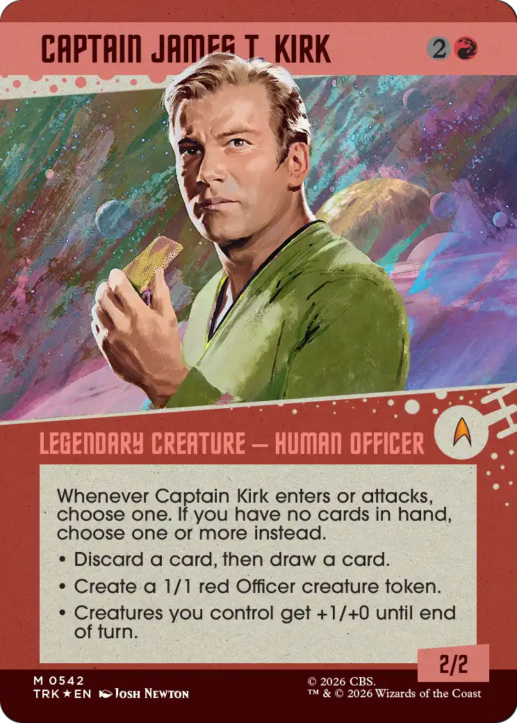 Captain James T. Kirk (Showcase) (Surge Foil) [Star Trek] | Jack's On Queen