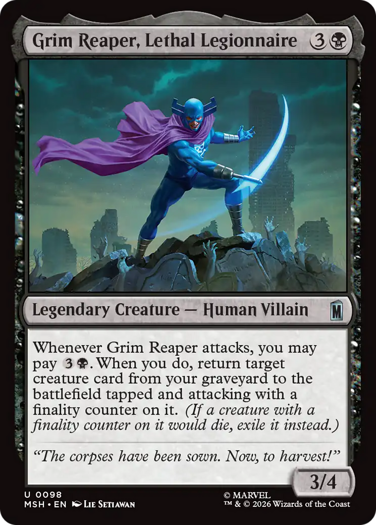 Grim Reaper, Lethal Legionnaire [Marvel Super Heroes] | Jack's On Queen