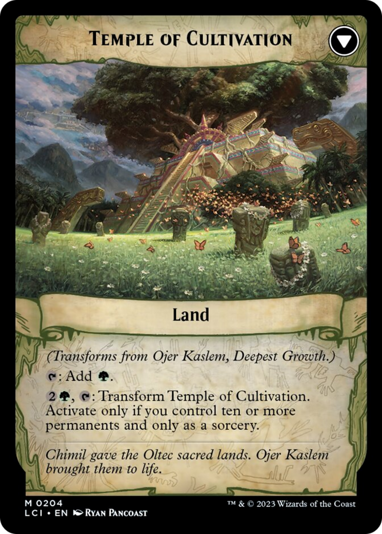 Ojer Kaslem, Deepest Growth // Temple of Cultivation [The Lost Caverns of Ixalan] | Jack's On Queen