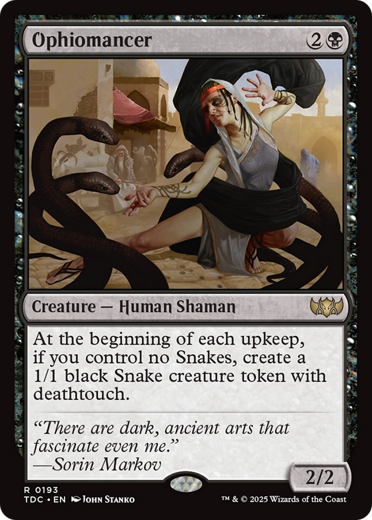 Ophiomancer [Tarkir: Dragonstorm Commander] | Jack's On Queen