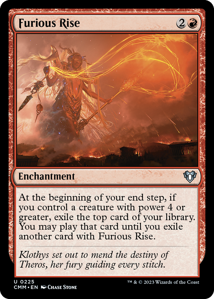 Furious Rise [Commander Masters] | Jack's On Queen
