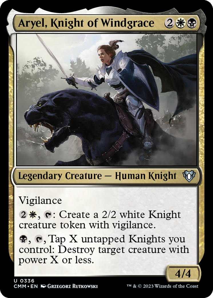 Aryel, Knight of Windgrace [Commander Masters] | Jack's On Queen