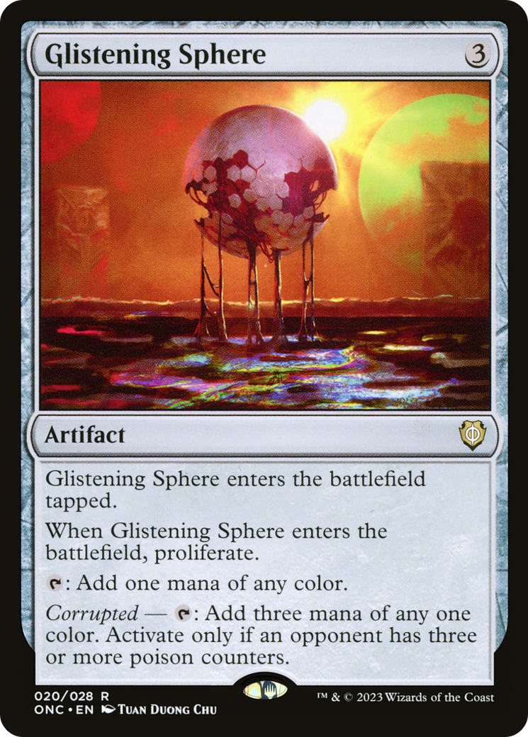 Glistening Sphere [Phyrexia: All Will Be One Commander] | Jack's On Queen