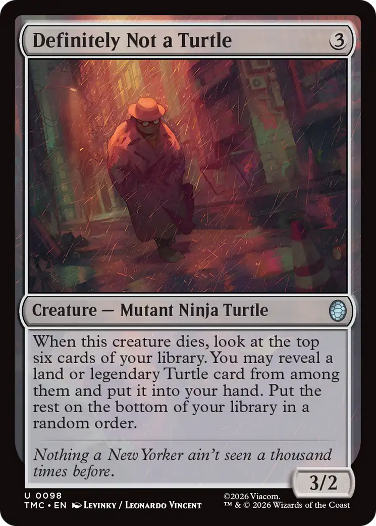 Definitely Not a Turtle [Teenage Mutant Ninja Turtles Commander] | Jack's On Queen