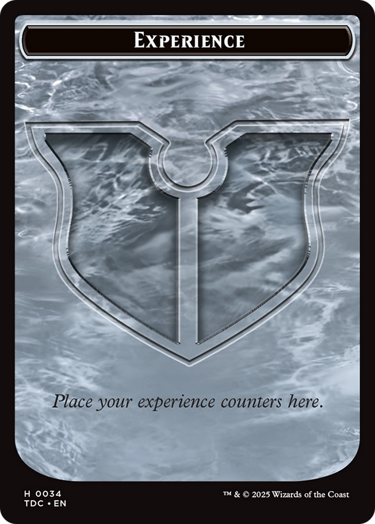 Experience // Treasure Double-Sided Token [Tarkir: Dragonstorm Commander Tokens] | Jack's On Queen