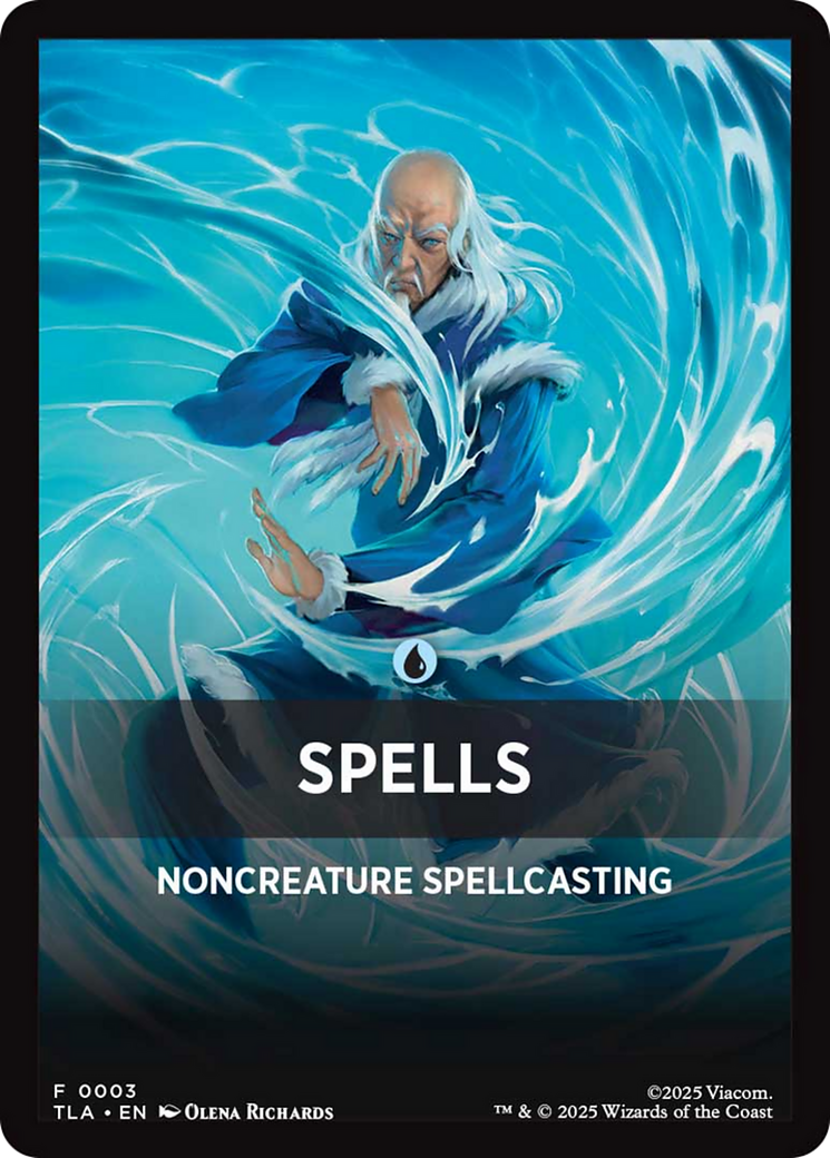 Spells Theme Card [Avatar: The Last Airbender Tokens] | Jack's On Queen