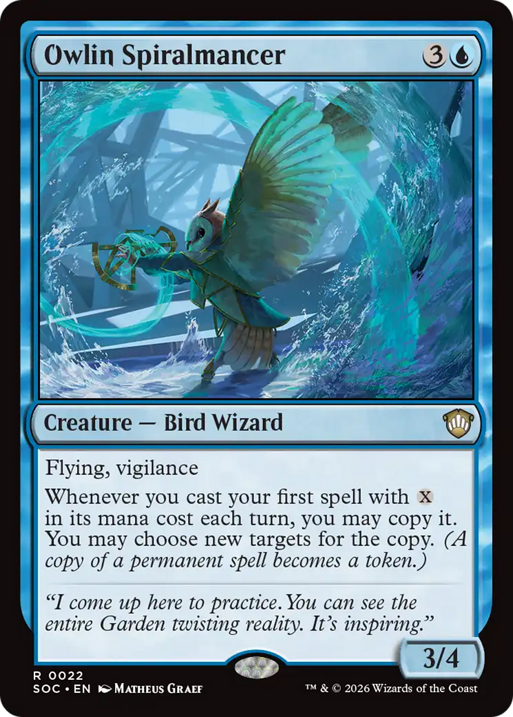 Owlin Spiralmancer [Secrets of Strixhaven Commander] | Jack's On Queen