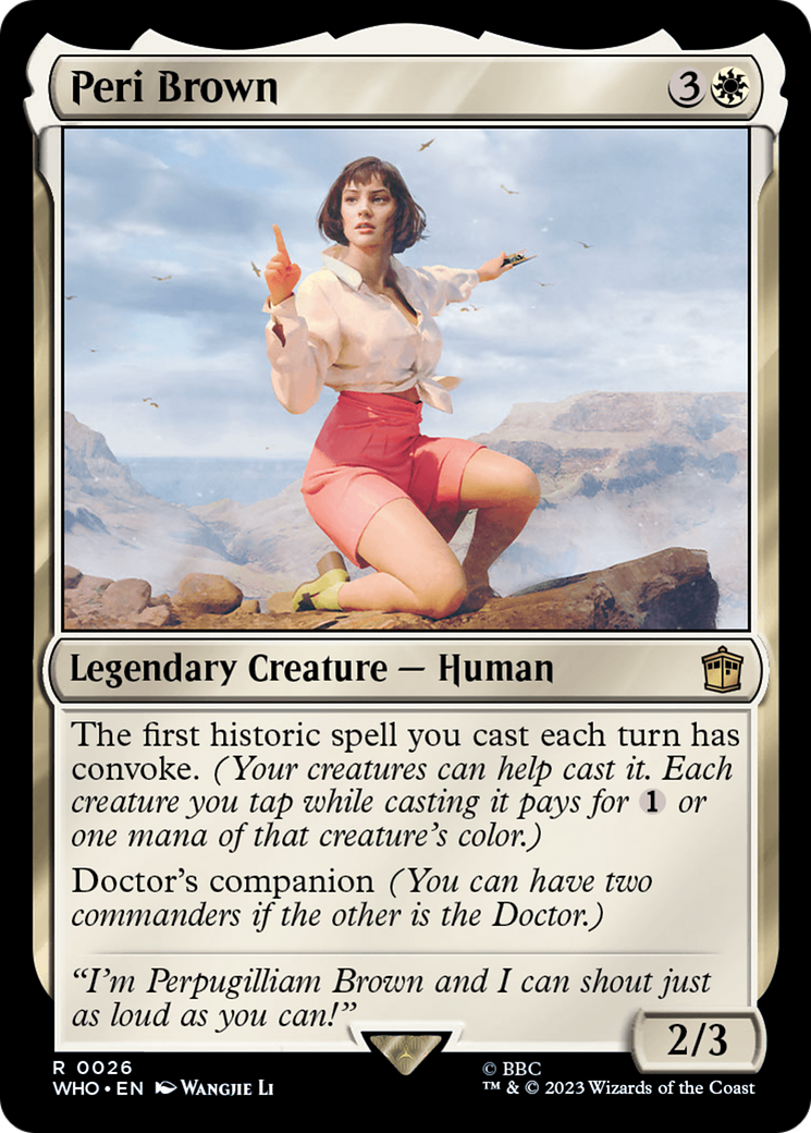 Peri Brown [Doctor Who] | Jack's On Queen
