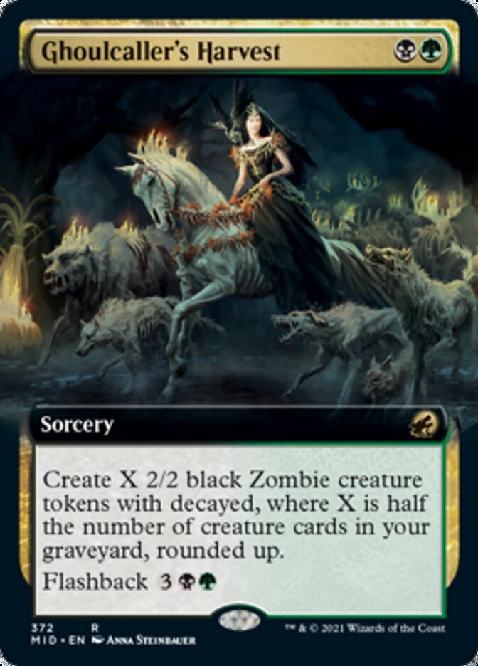 Ghoulcaller's Harvest (Extended Art) [Innistrad: Midnight Hunt] | Jack's On Queen