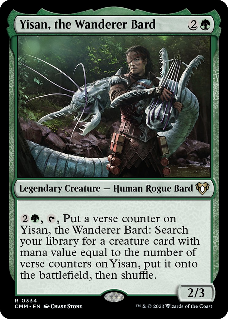 Yisan, the Wanderer Bard [Commander Masters] | Jack's On Queen