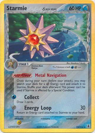 Starmie (15/113) (Delta Species) (Stamped) [EX: Delta Species] | Jack's On Queen