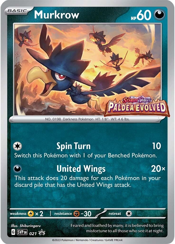 Murkrow (021) [Scarlet & Violet: Black Star Promos] | Jack's On Queen