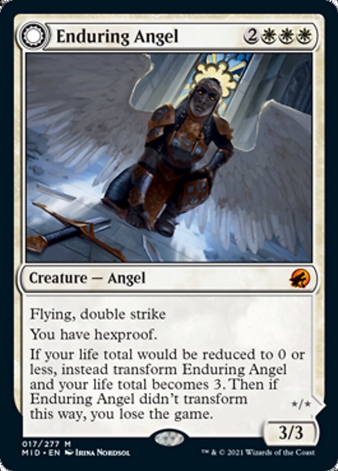 Enduring Angel // Angelic Enforcer [Innistrad: Midnight Hunt] | Jack's On Queen