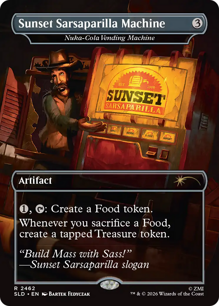 Sunset Sarsaparilla Machine - Nuka-Cola Vending Machine [Secret Lair Drop Series] | Jack's On Queen