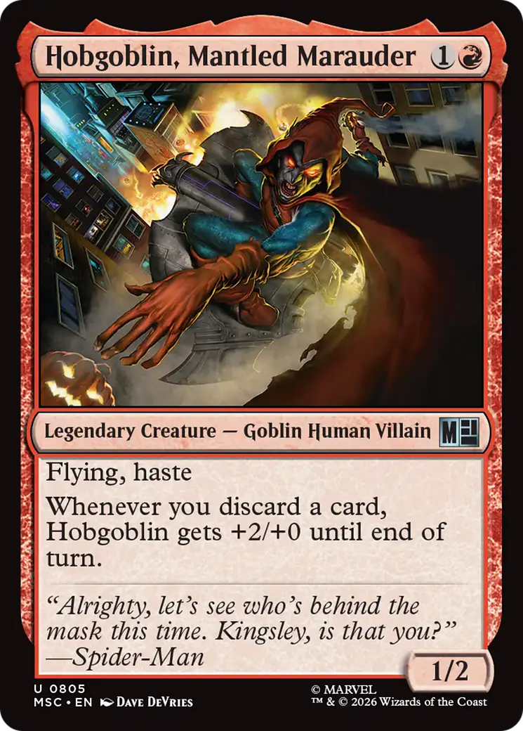 Hobgoblin, Mantled Marauder [Marvel Super Heroes Commander] | Jack's On Queen