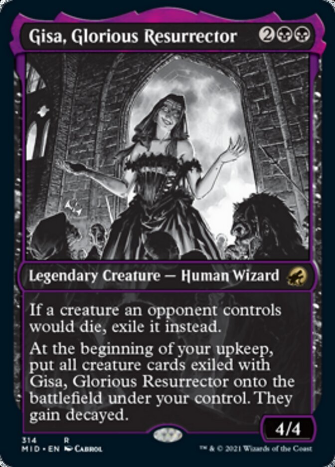 Gisa, Glorious Resurrector (Showcase Eternal Night) [Innistrad: Midnight Hunt] | Jack's On Queen