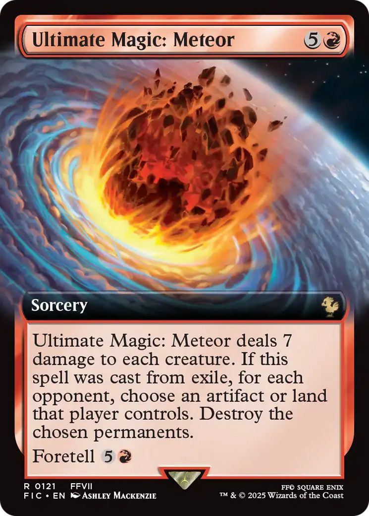 Ultimate Magic: Meteor (Extended Art) [FINAL FANTASY Commander] | Jack's On Queen