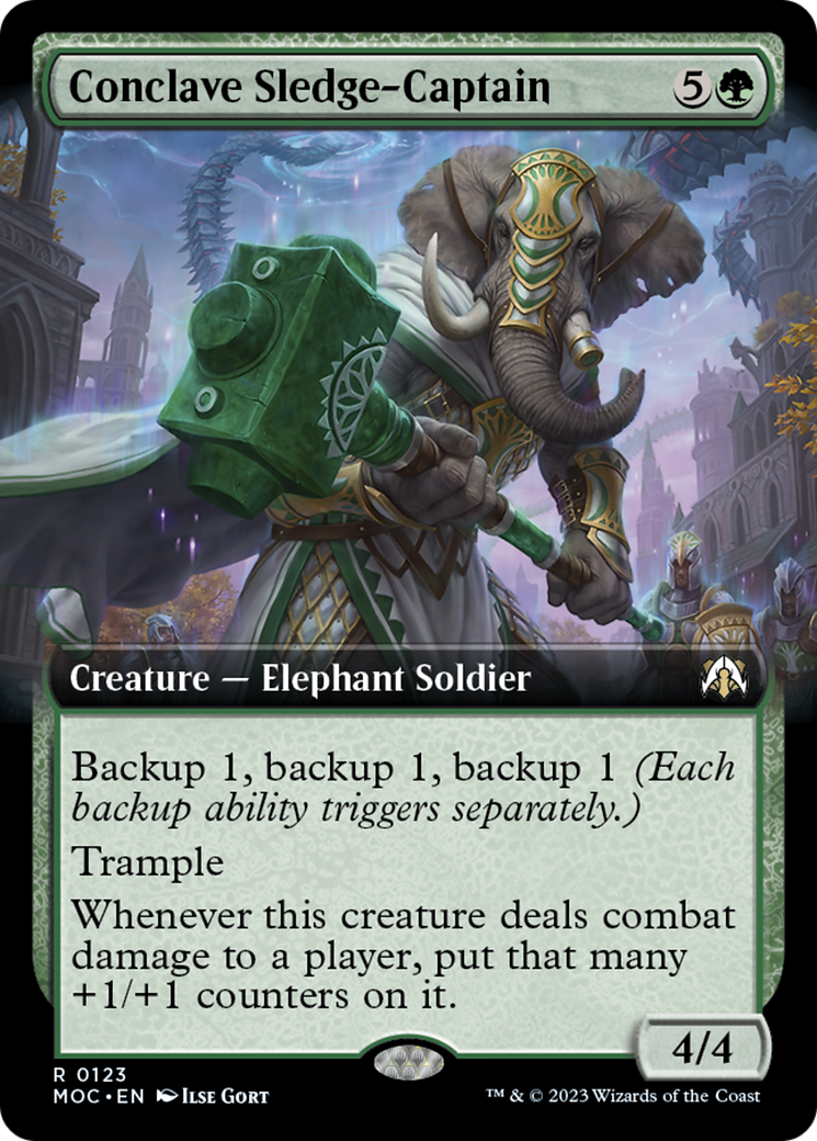 Conclave Sledge-Captain (Extended Art) [March of the Machine Commander] | Jack's On Queen