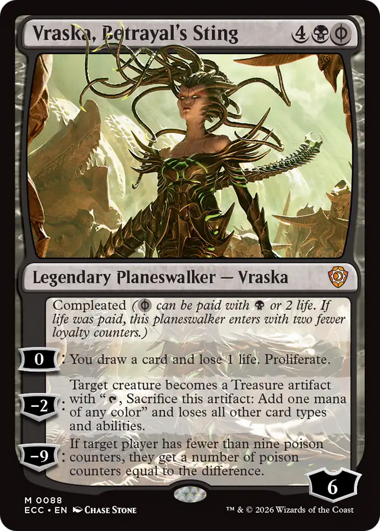 Vraska, Betrayal's Sting [Lorwyn Eclipsed Commander] | Jack's On Queen