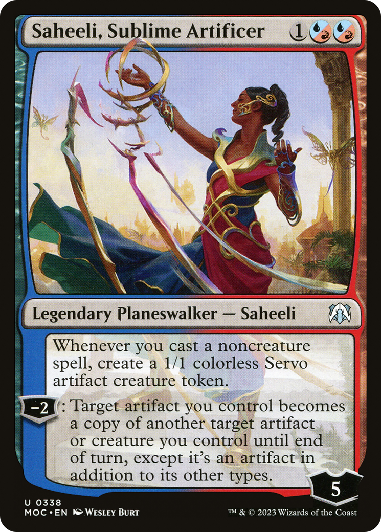 Saheeli, Sublime Artificer [March of the Machine Commander] | Jack's On Queen