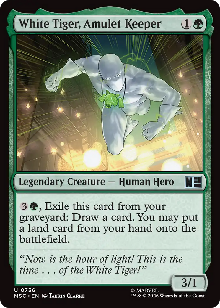 White Tiger, Amulet Keeper [Marvel Super Heroes Commander] | Jack's On Queen