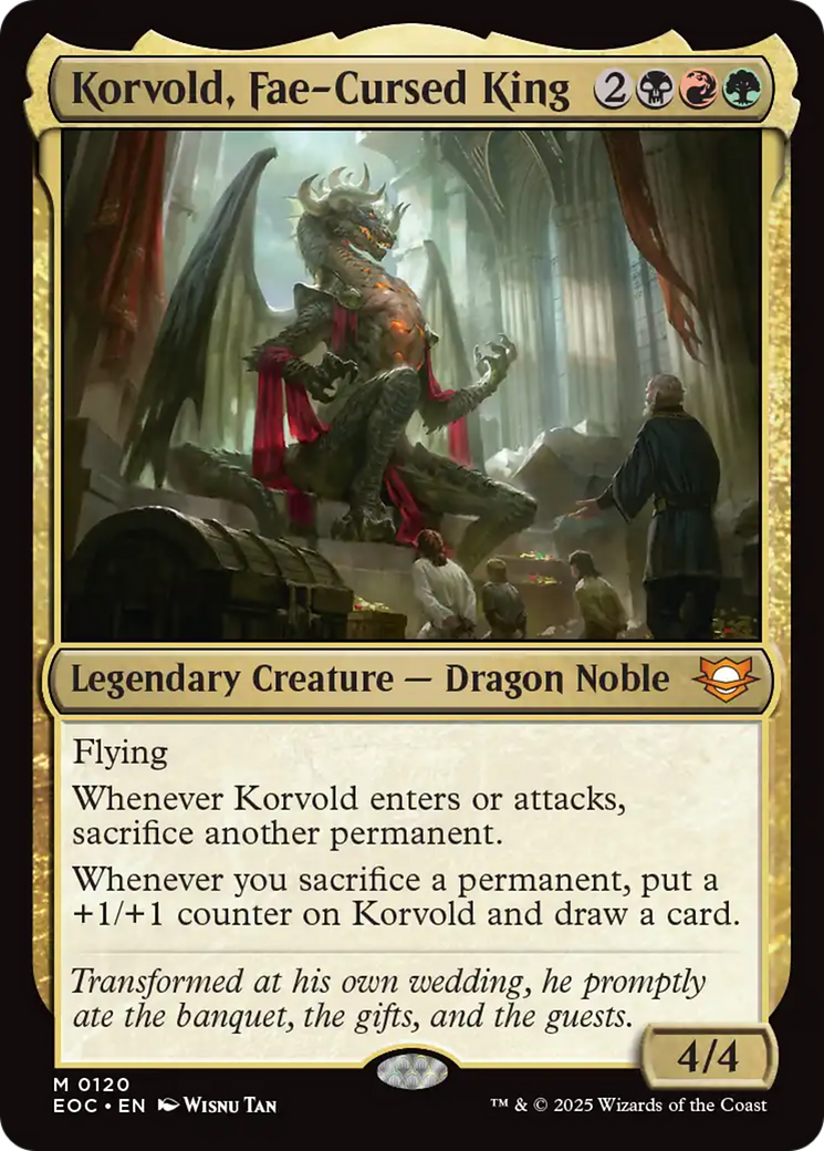 Korvold, Fae-Cursed King [Edge of Eternities Commander] | Jack's On Queen