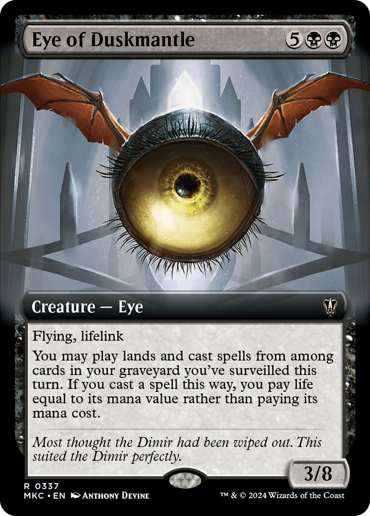 Eye of Duskmantle (Extended Art) [Murders at Karlov Manor Commander] | Jack's On Queen