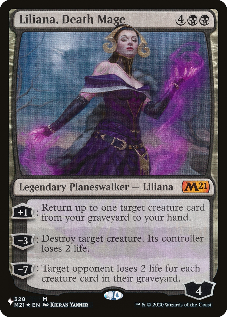 Liliana, Death Mage [The List Reprints] | Jack's On Queen