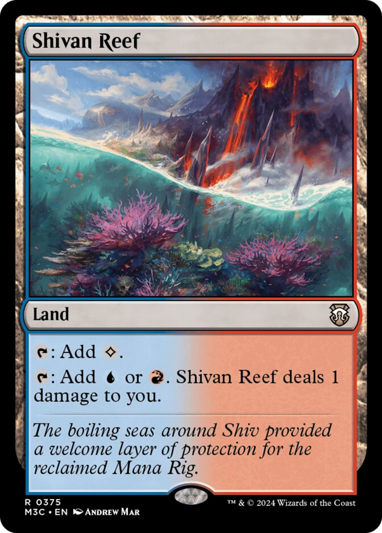 Shivan Reef (Ripple Foil) [Modern Horizons 3 Commander] | Jack's On Queen