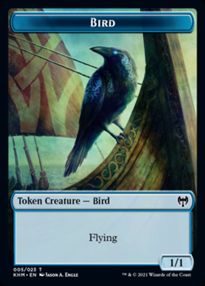 Bird Token [Kaldheim Tokens] | Jack's On Queen
