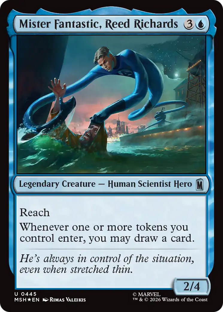 Mister Fantastic, Reed Richards (Surge Foil) [Marvel Super Heroes] | Jack's On Queen