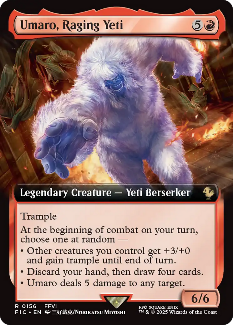 Umaro, Raging Yeti (Extended Art) [FINAL FANTASY Commander] | Jack's On Queen