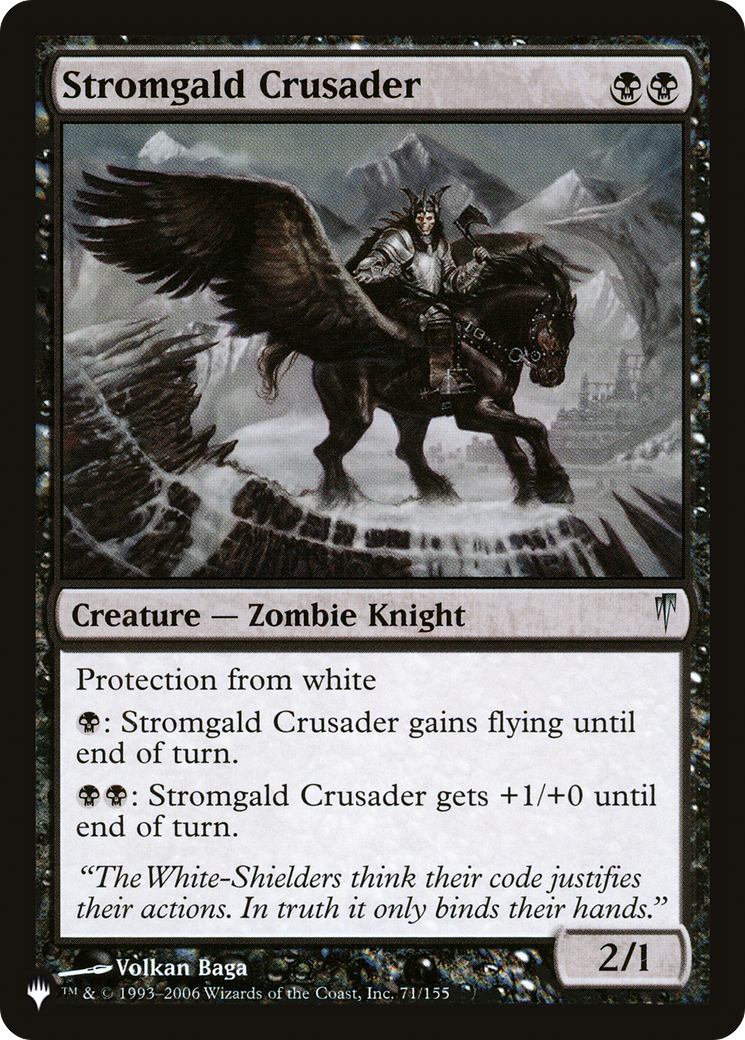Stromgald Crusader [The List] | Jack's On Queen