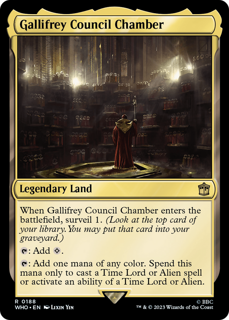 Gallifrey Council Chamber [Doctor Who] | Jack's On Queen