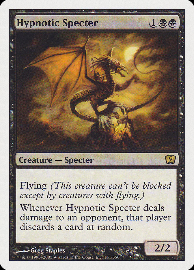 Hypnotic Specter (9th Edition) (Oversized) [Oversize Cards] | Jack's On Queen