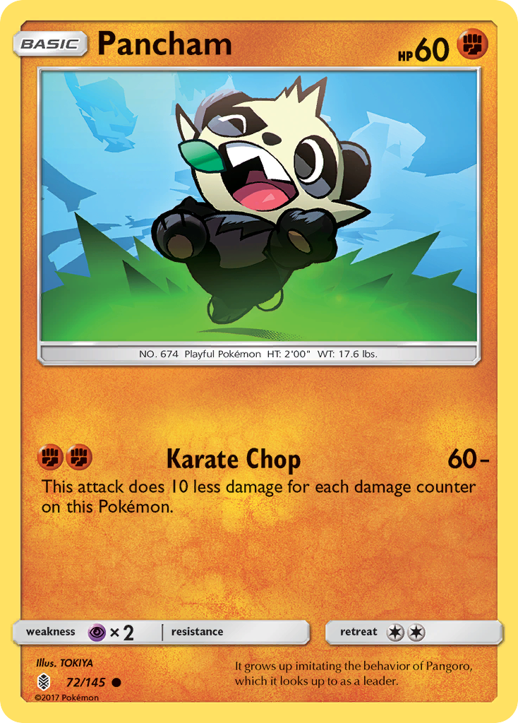 Pancham (72/145) [Sun & Moon: Guardians Rising] | Jack's On Queen