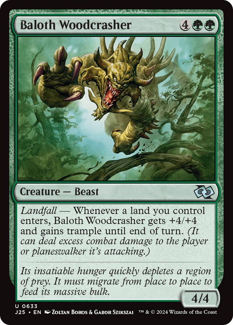 Baloth Woodcrasher [Foundations Jumpstart] | Jack's On Queen